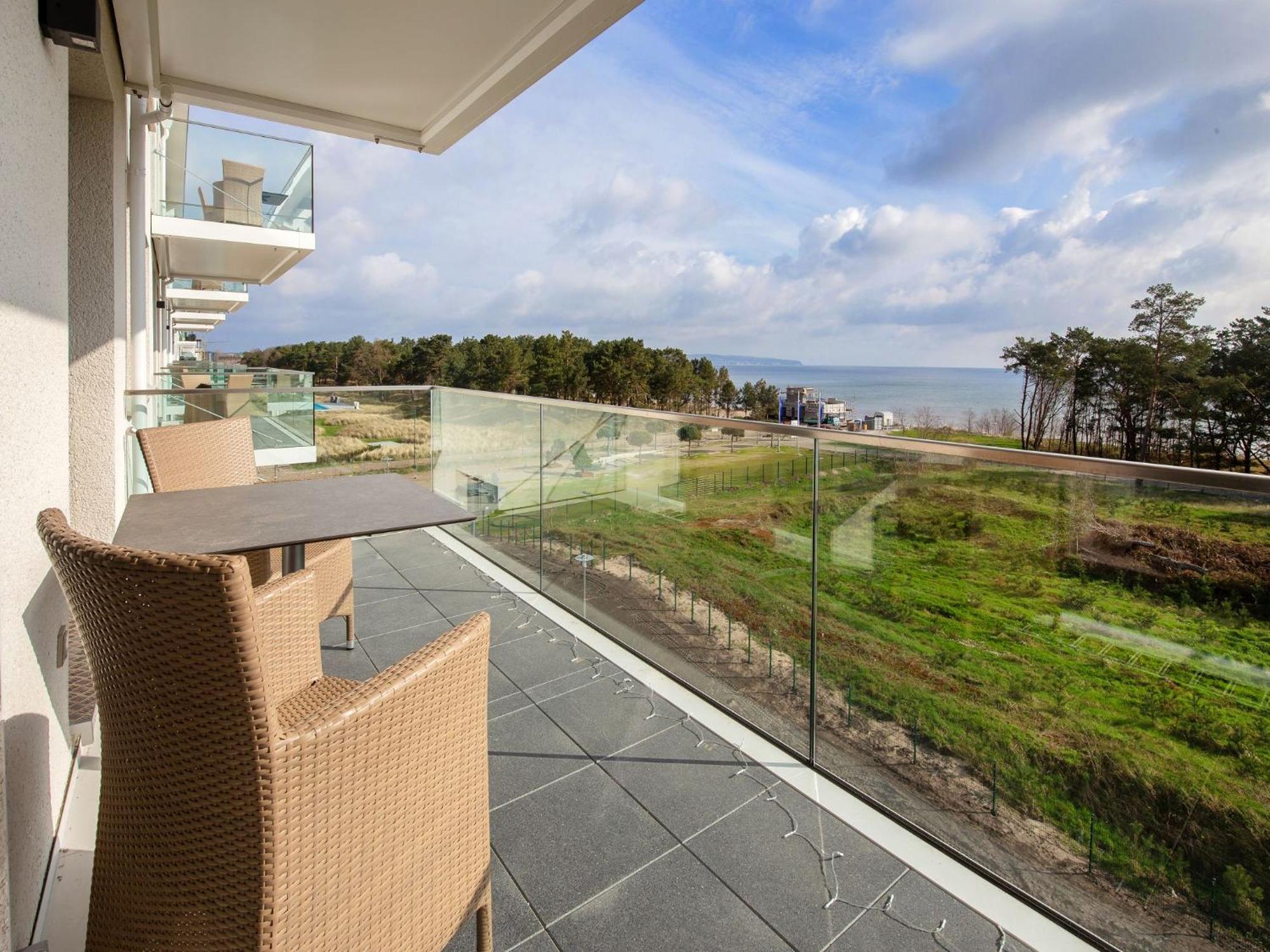 Duenenresidenz Prora - Ferienwohnung Mit Meerblick, 2 Schlafzimmern, Sauna Und Balkon Np-404 Binz Luaran gambar