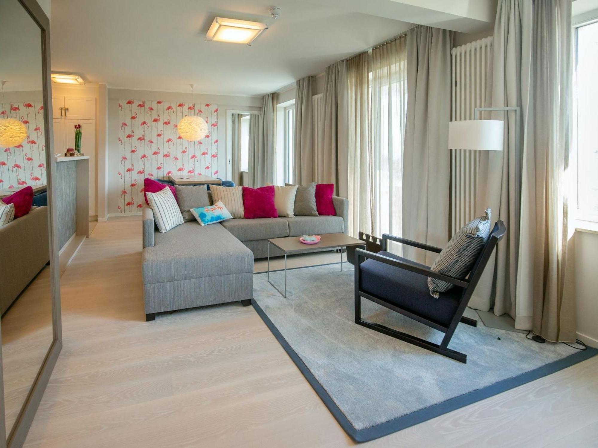 Duenenresidenz Prora - Ferienwohnung Mit Meerblick, 2 Schlafzimmern, Sauna Und Balkon Np-404 Binz Luaran gambar